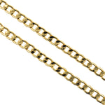 Brass Twisted Curb Chain,Gold Hip-hop Style Chain,Bracelet/Necklace Findings