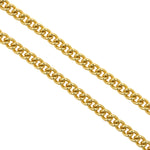 Brass Twisted Curb Chain,Gold Hip-hop Style Chain,Bracelet/Necklace Findings