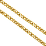 Brass Twisted Curb Chain,Gold Hip-hop Style Chain,Bracelet/Necklace Findings