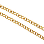 Textured Oval Link Chains,Gold Cable Chain Connectors for Jewelry Making