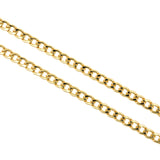 Brass Twisted Curb Chain,Gold Hip-hop Style Chain,Bracelet/Necklace Findings