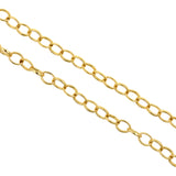 Long Oval Cable Chain,Gold Filled Necklace Link Chain,Minimalist Jewelry Supplies