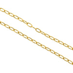 Long Oval Cable Chain,Gold Filled Necklace Link Chain,Minimalist Jewelry Supplies