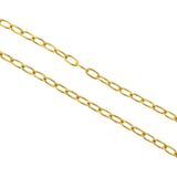 Long Oval Cable Chain,Gold Filled Necklace Link Chain,Minimalist Jewelry Supplies