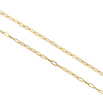 Large Oval Link Chains,Textured Paper Clip Chain,for DIY Bracelet/Necklace Supplies