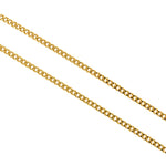 Brass Twisted Curb Chain,Gold Hip-hop Style Chain,Bracelet/Necklace Findings