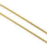 Brass Twisted Curb Chain,Gold Hip-hop Style Chain,Bracelet/Necklace Findings