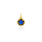 Shiny Star Zircon Pendant-DIY Jewelry Making Accessories   6x8mm