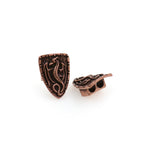 Shiny Dragon Shield Beads-DIY Jewelry Making Accessories   14x19x7mm
