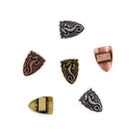 Dragon Shield Beads,2 Hole Antique Shield Spacer Beads,DIY Personalized Bracelet/Necklace Charms 14x19mm