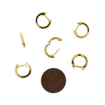 Shiny Minimalist Earrings-DIY Jewelry Making Accessories   12.5x12mm