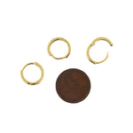 Shiny Minimalist Earrings-DIY Jewelry Making Accessories   13x12mm