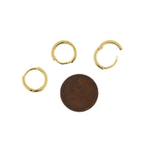 Shiny Minimalist Earrings-DIY Jewelry Making Accessories   13x12mm