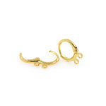 Shiny Minimalist Earrings-DIY Jewelry Making Accessories   12x14.5mm