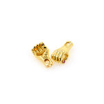 Gold Filled Hand Charm,Yoga Inspirational Jewelry Accessory,Healing Hand Charms,DIY Bracelet/Necklace Supplies 18x9mm