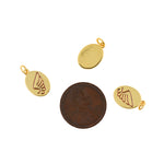Enamel Angel Wing Pendant,Gold Filled Wing Charms,Original Bracelet/Necklace Jewelry Findings 9x14mm