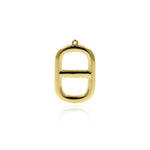 Shiny Minimalist OD Pendant-DIY Jewelry Making Accessories   14x22mm