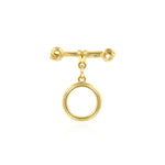 Spiral Wrap Texture Toggle Clasp Original Handmade Accessories