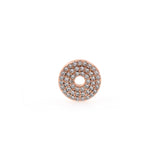 Shiny Micropavé Disc Spacer Beads-DIY Jewelry Making Accessories   11x2.3mm