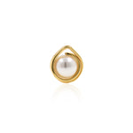 Shiny Minimalist Pearl Pendant-DIY Jewelry Making Accessories   15x18mm