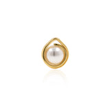 Shiny Minimalist Pearl Pendant-DIY Jewelry Making Accessories   15x18mm