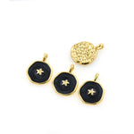 Enamel Star Necklace Pendant DIY Bracelet Charms 13.5x18mm