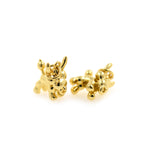 Shiny Minimalist Dog Pendant-DIY Jewelry Making Accessories   8x12x13mm