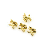 Shiny Minimalist Dog Pendant-DIY Jewelry Making Accessories   8x12x13mm