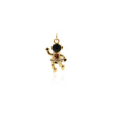 Shiny Astronaut Pendant-DIY Jewelry Making Accessories   12x28mm
