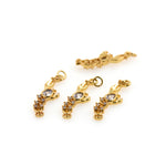 Shiny Crayfish Zircon Pendant-DIY Jewelry Making Accessories   7x22mm