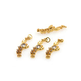 Shiny Crayfish Zircon Pendant-DIY Jewelry Making Accessories   7x22mm