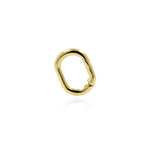 Shiny Oval Carabiner-DIY Jewelry Making Accessories   15x20mm