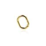 Shiny Oval Carabiner-DIY Jewelry Making Accessories   15x20mm