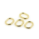 Shiny Oval Carabiner-DIY Jewelry Making Accessories   15x20mm
