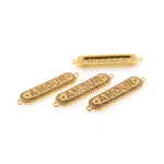 Shiny Rectangle Lovers Connector-DIY Jewelry Making Accessories   33x8mm
