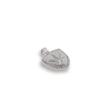Shiny Leaf Shield Pendant-DIY Jewelry Making Accessories   15x21mm