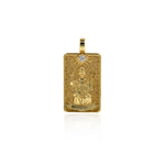 18k Gold Tarot Card Pendant Charms for DIY Jewelry Making 15x30mm(One Set,22Pcs)