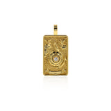 18k Gold Tarot Card Pendant Charms for DIY Jewelry Making 15x30mm(One Set,22Pcs)