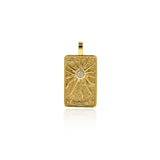 18k Gold Tarot Card Pendant Charms for DIY Jewelry Making 15x30mm(One Set,22Pcs)