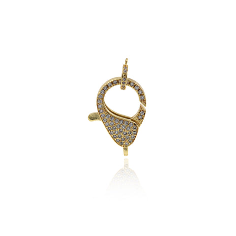 Fine Jewelry-Micro Pavé Connector-Personalized Pendant   17x24mm