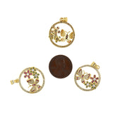Personalized Jewelry-Micropavé Hollow Butterfly-DIY Jewelry Accessories  21x24mm