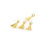 Shiny Minimalist Paper Airplane Pendant-DIY Jewelry Making Accessories   9x13mm