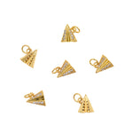 Shiny Micropavé Paper Airplane Pendant-DIY Jewelry Making Accessories  8x7mm