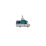 Shiny Enamel RV Pendant-DIY Jewelry Making Accessories   17x12mm