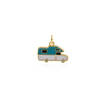 Shiny Enamel RV Pendant-DIY Jewelry Making Accessories   17x12mm