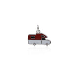 Shiny Enamel RV Pendant-DIY Jewelry Making Accessories   17x12mm