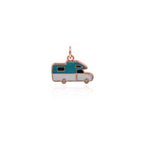 Shiny Enamel RV Pendant-DIY Jewelry Making Accessories   17x12mm