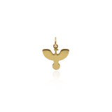 Shiny Minimalist Eagle Pendant-DIY Jewelry Making Accessories   13x14mm