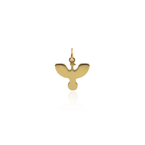 Shiny Minimalist Eagle Pendant-DIY Jewelry Making Accessories   13x14mm
