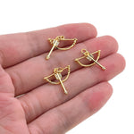 Shiny Minimalist Bow and Arrow Pendant-DIY Jewelry Making Accessories